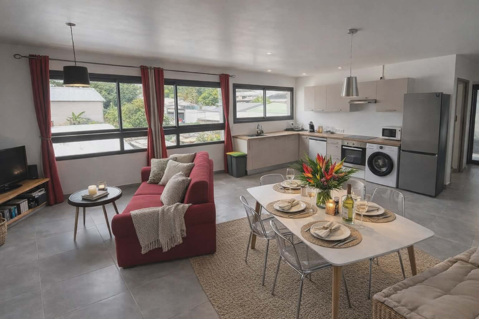 Bienvenue dans la Kaz Sumac, un logement tout confort.