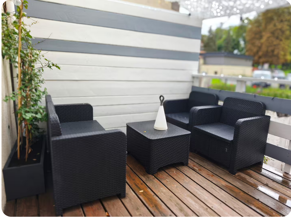 La terrasse du parc