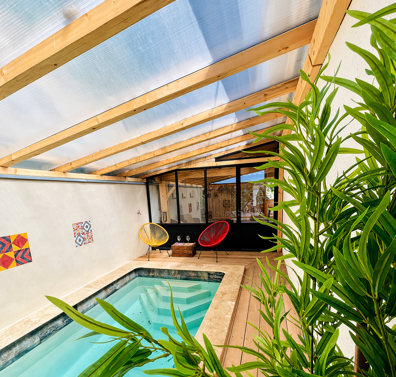 Provence! Maison en campagne avec piscine couverte chauffée ! Région Mont Ventoux
